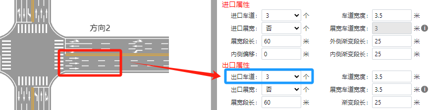 RoadGee出口车道